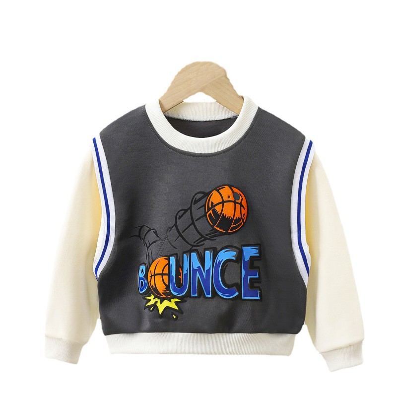 Toddler Boys Sweatshirt Manufacturer - Crewneck Cotton Long-Sleeve Pullover Cartoon Print