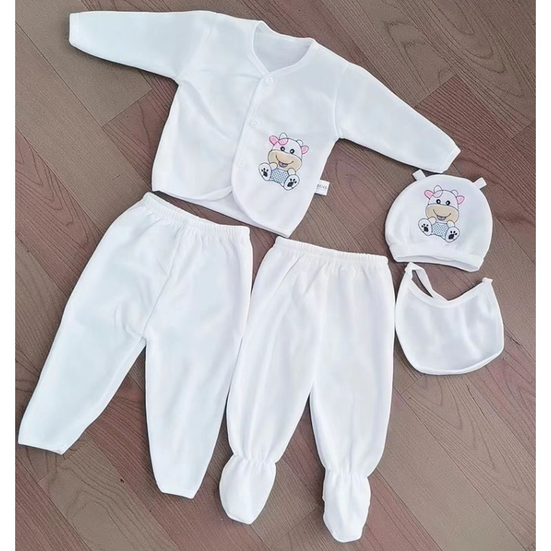 Baby Layette Gift Set Factory - 11-Piece Boy Girl Clothes Bodysuits Pants Accessories