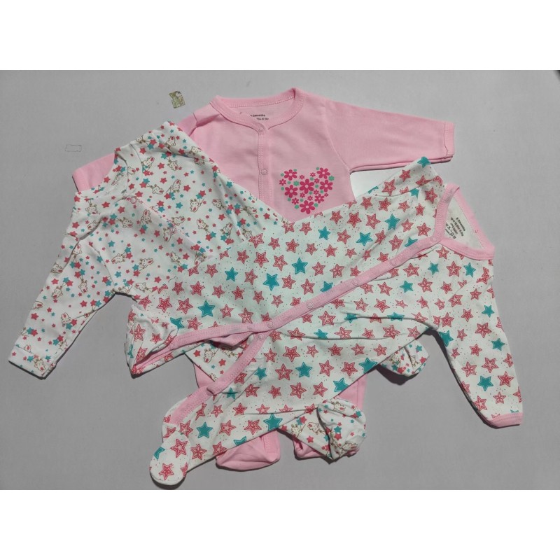 Baby Girls Romper Manufacturer - 100% Cotton One Piece Coverall Footie Bamboo Pajamas