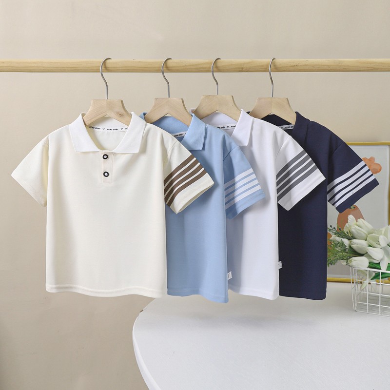 Boys Shirts Factory - Kids Crew Neck Short Sleeve T-Shirts Printed Bamboo T-Shirts