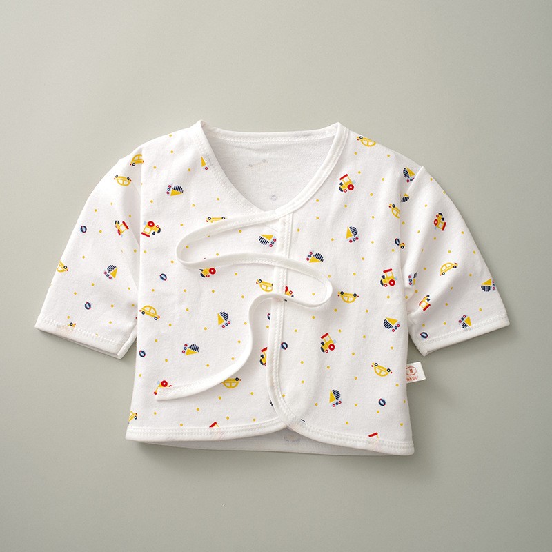 Newborn Hospital Set Supplier - Unisex 100% Cotton Long Sleeve Button Down Top and Pants