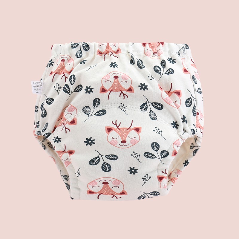 Toddler Training Underwear Supplier - With Wings 100% Cotton Washable Cloth Diaper