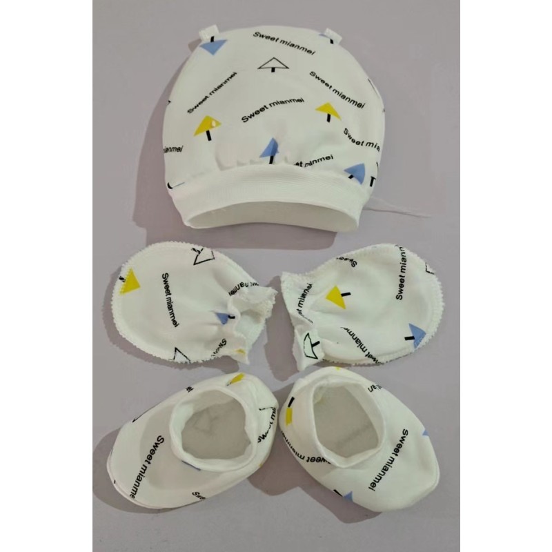 Baby Accessories Set Manufacturer - No Scratch Mittens and Socks Sets Multicolor Set