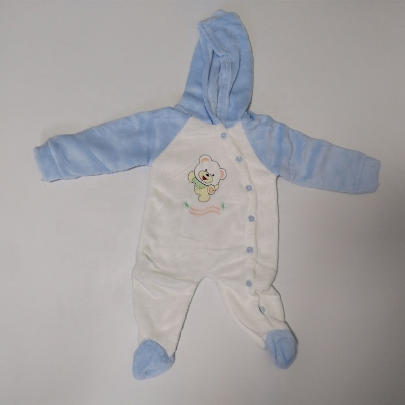 Newborn Winter Clothes Supplier - 6 Pieces Polar Fleece Flannel Set Tops+Pants Caps