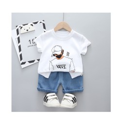 Baby Boy Clothing Sets Factory - Fashionable Polo T Shirt Shorts Casual Clothes Set