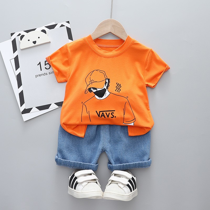 Baby Boy Clothing Sets Factory - Fashionable Polo T Shirt Shorts Casual Clothes Set
