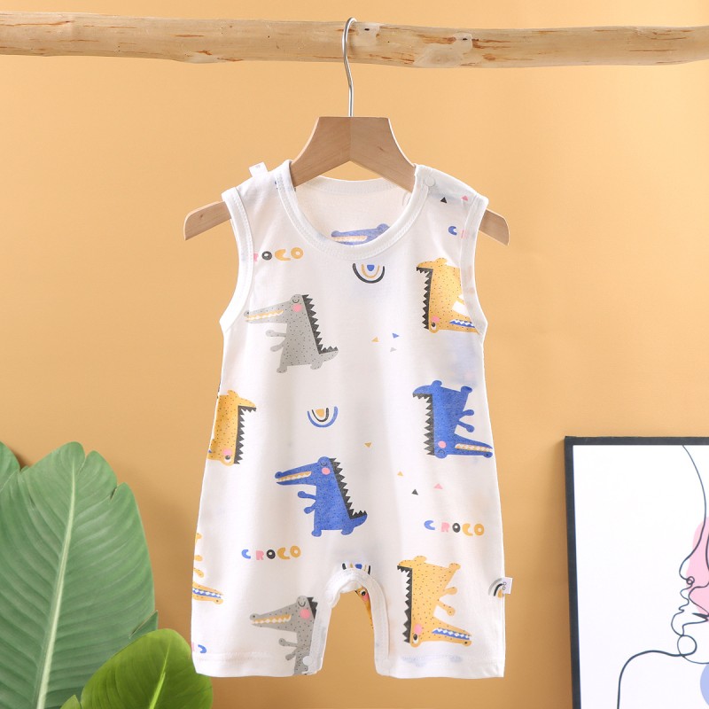 Baby Romper Supplier - Cotton Funny Light Envelope Sleeveless Knitted Outfit 0-18M