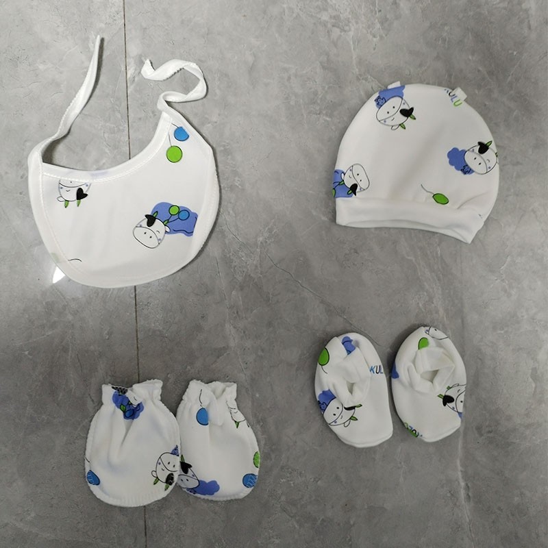 Newborn Winter Wear Supplier - 12 Pcs Cartoon Printing Keep Warm Baby Suit Sets