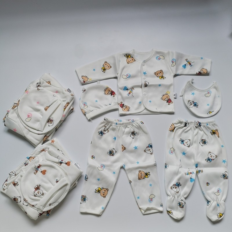 Baby Layette Set Supplier - 5-Piece Cozy Gift Set 0-3 Month Unisex Branded Clothes