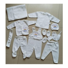 Baby Layette Gift Set Factory - 11-Piece Boy Girl Clothes Bodysuits Pants Accessories
