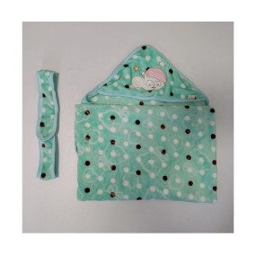 Baby Fleece Blanket Manufacturer - Hooded Wrapper All Season Soft Blanket 0-6 Months