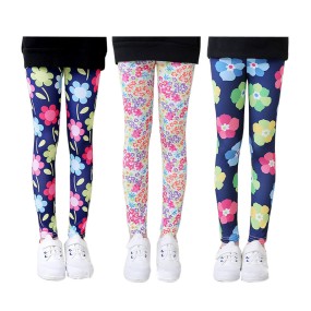 Young Girls Leggings Supplier - Multipack Soft Comfortable Pants Athletic Printed