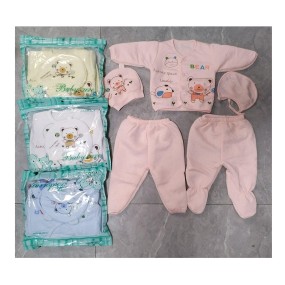 Baby Outfits Factory - 0-12 Months Cotton Winter Clothes Pants Gifts Layette Set