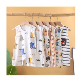 Baby Romper Supplier - Cotton Funny Light Envelope Sleeveless Knitted Outfit 0-18M