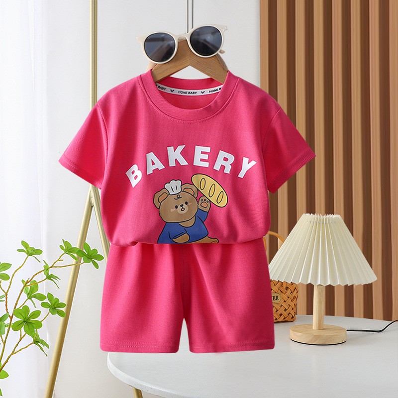 Infant Set Clothes Manufacturer - Toddler Boys Summer Clothes Shirt Shorts Cartoon