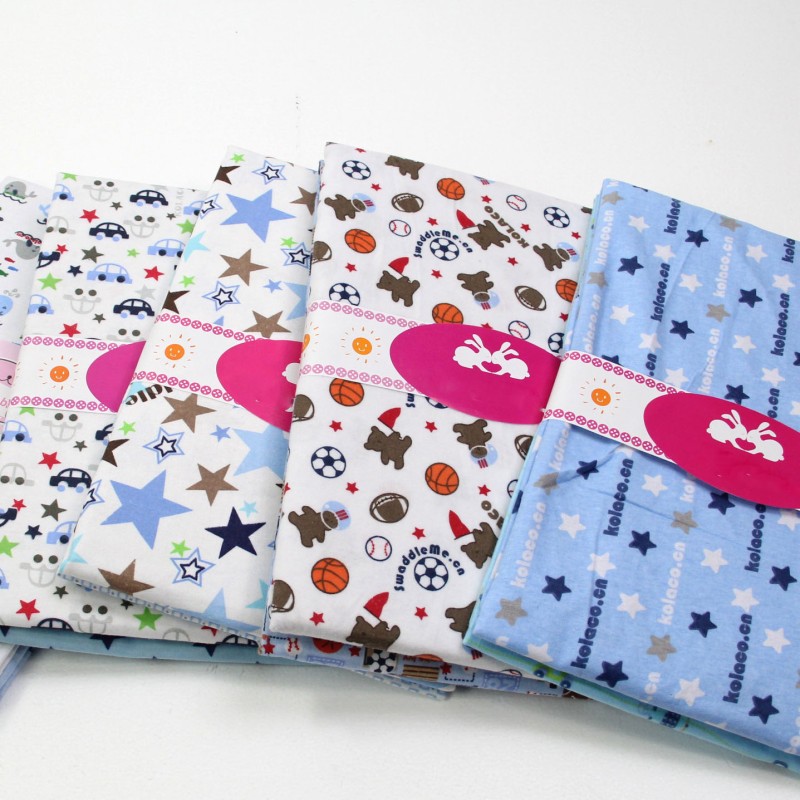 Newborn Swaddle Blankets Factory - Large 100x150cm Soft Cotton Neutral 2 Pack Flannel