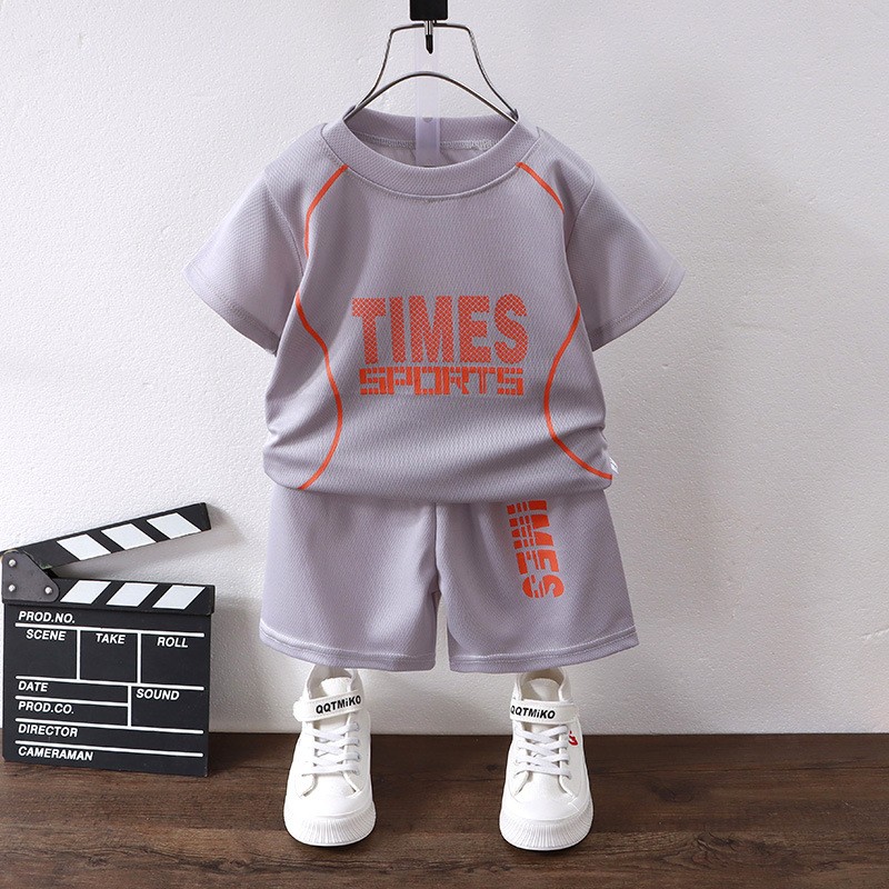 Boys Clothes Manufacturer - Toddler Basketball Jersey Outfit Tank Top Shorts Tracksuit