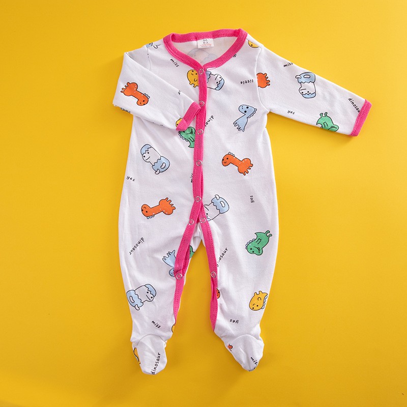 Baby Romper Factory - Snug Fit Footed Cotton One-Piece Long Sleeve Bodysuit Outfits