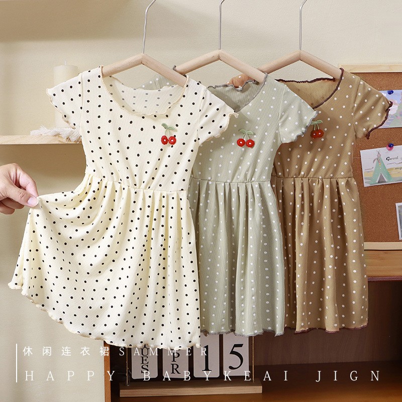 Baby Dress Manufacturer - Flower Print Ruffles Princess Sundress Smock Dresses