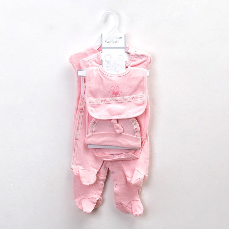 Newborn Layette Set Supplier - 8-Piece Gender Neutral Baby Clothes for 0-9 Month