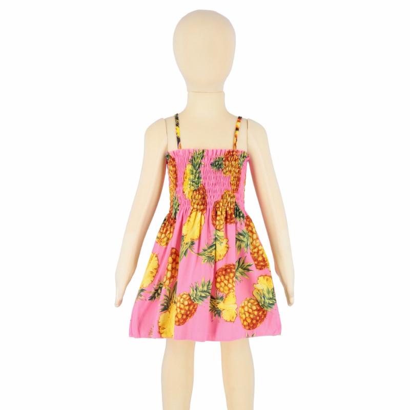 Girls Summer Dress Supplier - Halter Neck Cold Shoulder Sleeveless Casual Sundress