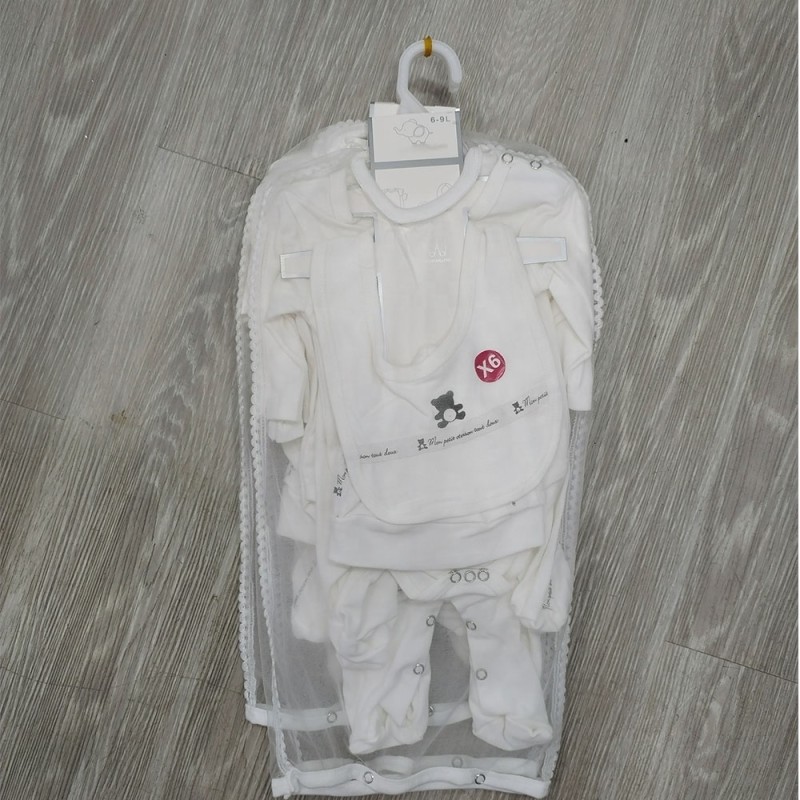 Newborn Layette Set Supplier - 8-Piece Gender Neutral Baby Clothes for 0-9 Month