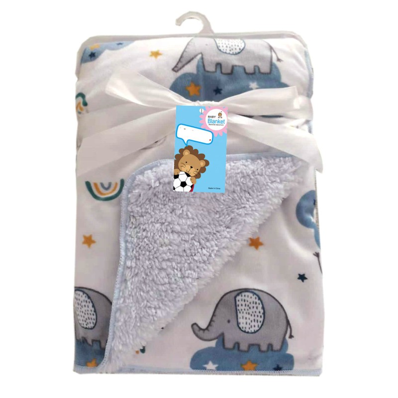 Ultra Soft Baby Blanket Manufacturer - Mink and Sherpa Toddler Boy Blanket Nursery