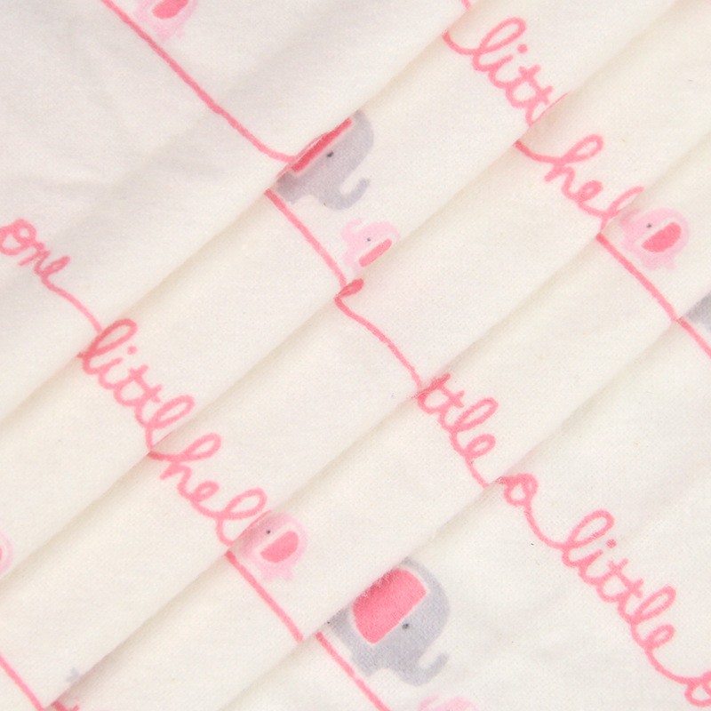 Receiving Blanket Factory - 4 Pack 100% Flannel Cotton Mixed Patterned Designs 100*150cm