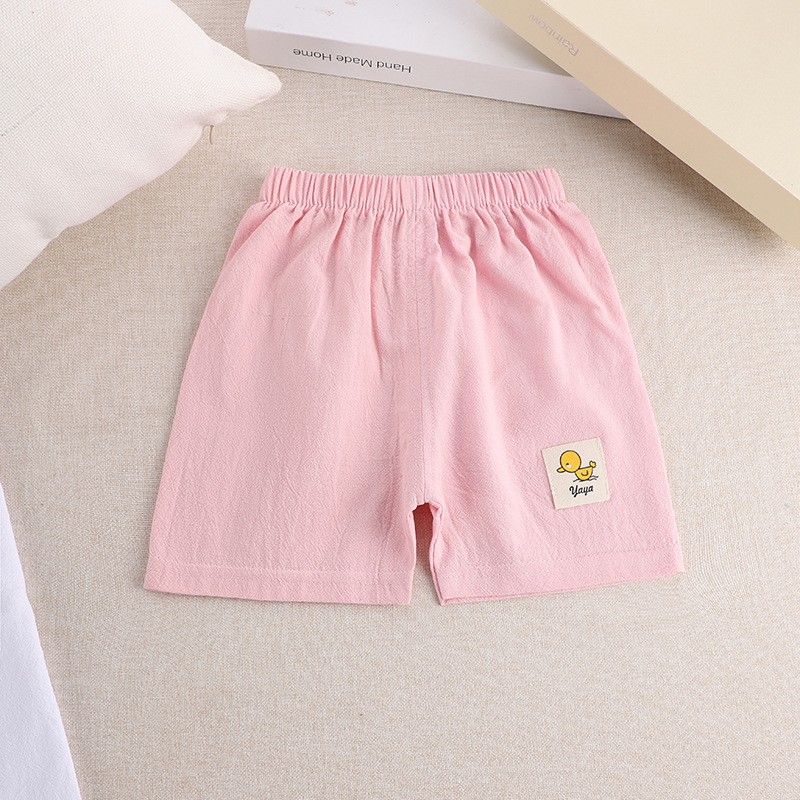 Toddler Jogger Shorts Supplier - Infant Soft Casual Cotton Linen Baby Shorts Cute Prints