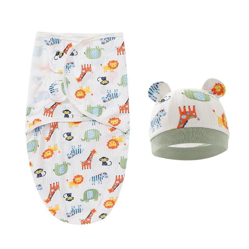 Newborn Swaddle Set Factory - Blankets Hats Sets Receiving Blanket Swaddle Sack Gift