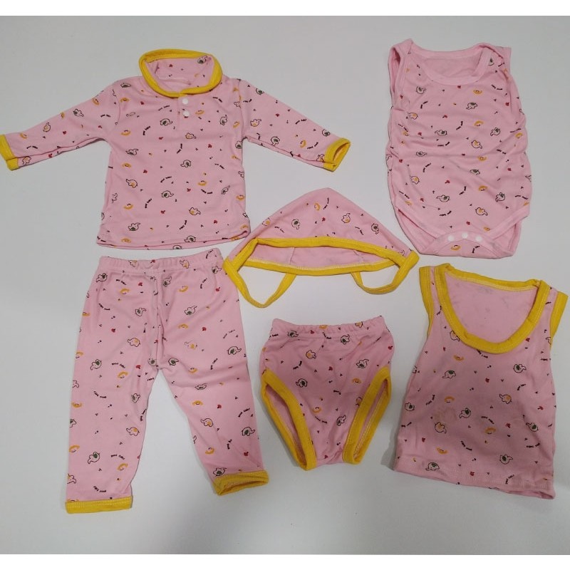 Baby Layette Set Supplier - 6-Piece Newborn Set Viscose Unisex Clothing Stocked Sales