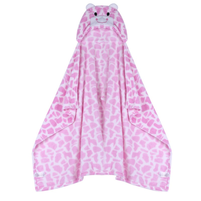 Baby Hooded Blanket Supplier - Animal Face Swaddling Blanket Large Size Plush After Bath