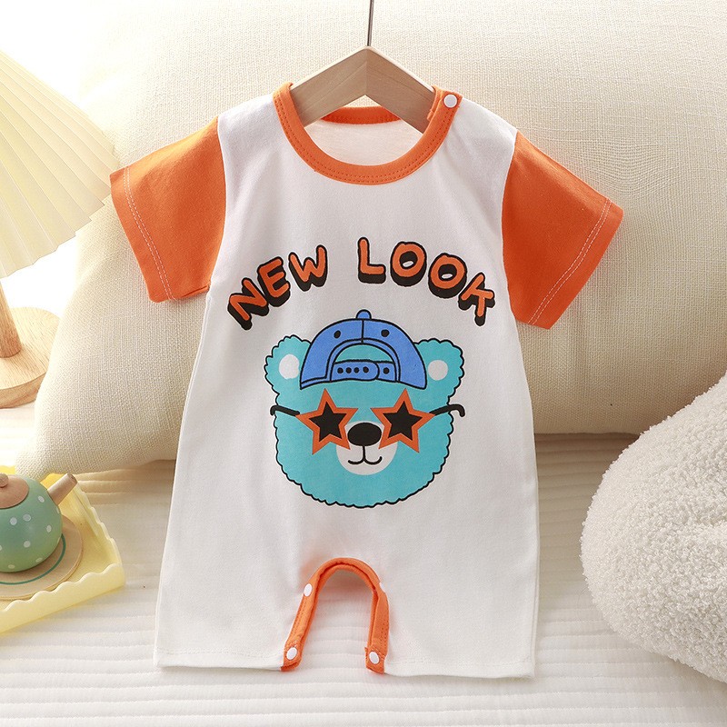 Infant Romper Manufacturer - Cotton Short Sleeve Summer Bodysuit Baby Summer Clothes