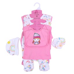 Baby Clothes Set Factory - 8-Piece Romper Outfits with Hanger Infant Clothing