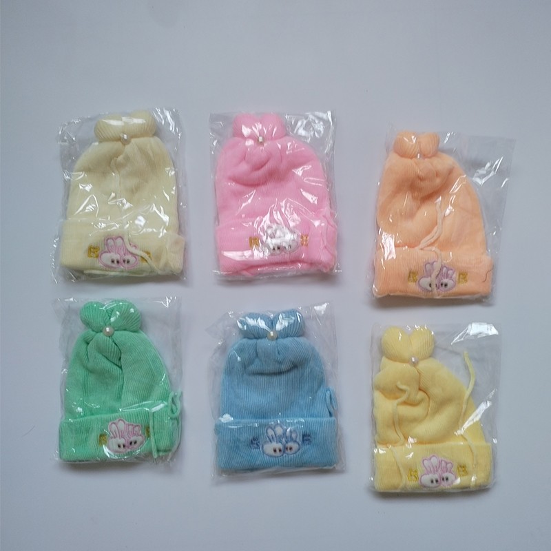 Kids Winter Cap Supplier - 1-3 Year Polyester Cotton Woolen Cap Cartoon Design Cap