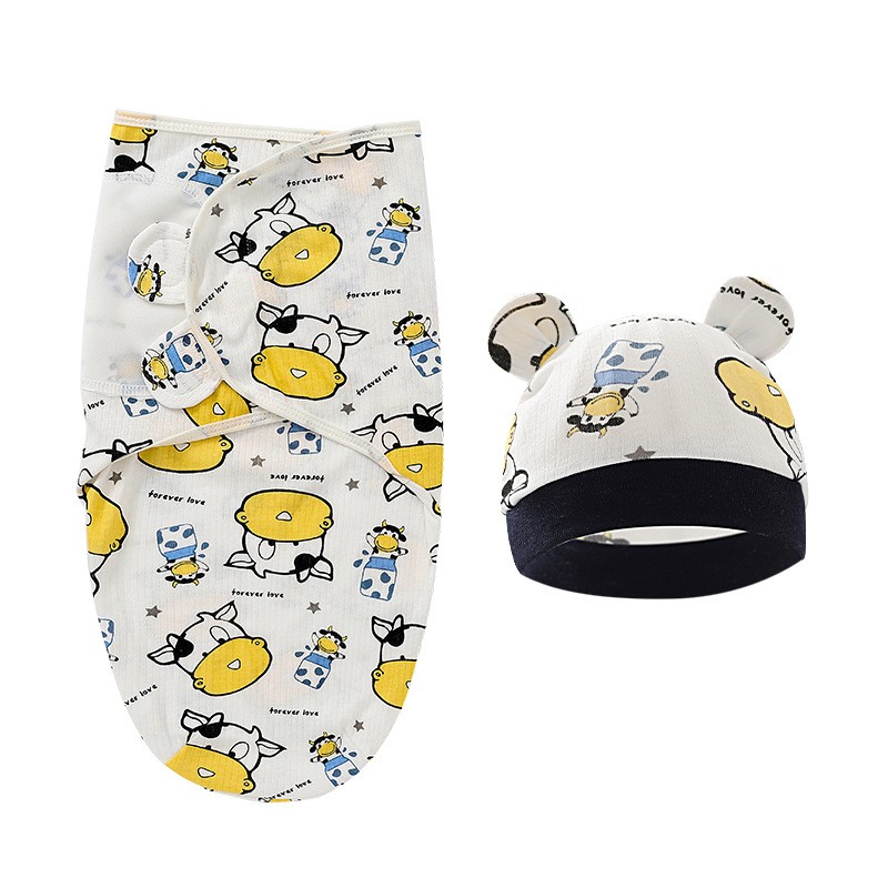 Newborn Swaddle Set Factory - Blankets Hats Sets Receiving Blanket Swaddle Sack Gift