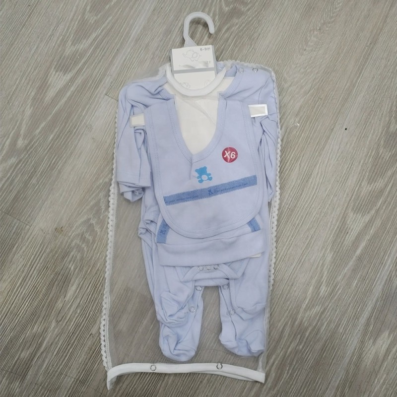 Newborn Layette Set Supplier - 8-Piece Gender Neutral Baby Clothes for 0-9 Month