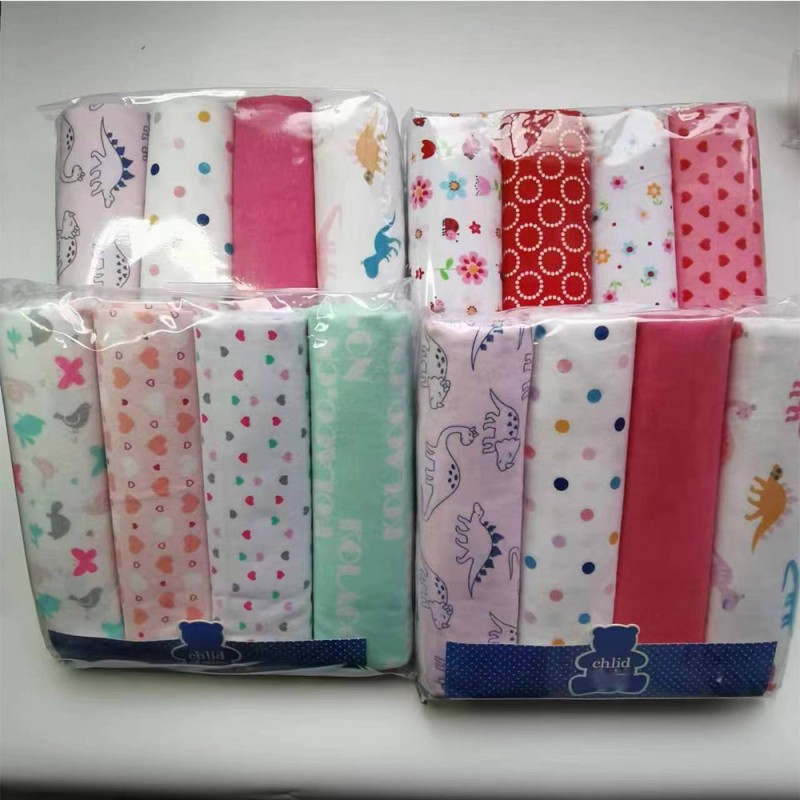 Baby Washcloth Supplier - Organic Cotton Newborn Quilt Swaddle Blanket Bedding