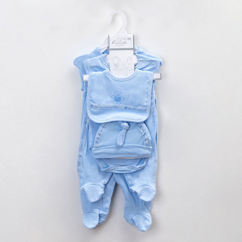 Newborn Layette Set Supplier - 8-Piece Gender Neutral Baby Clothes for 0-9 Month