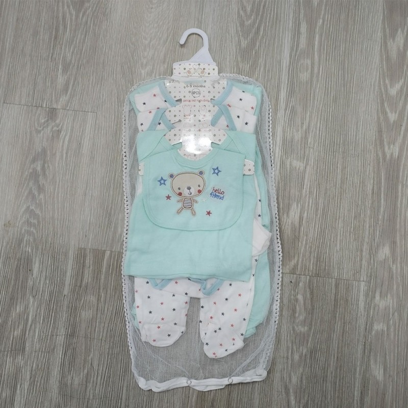 Baby Clothes Set Factory - 8-Piece Romper Outfits with Hanger Infant Clothing
