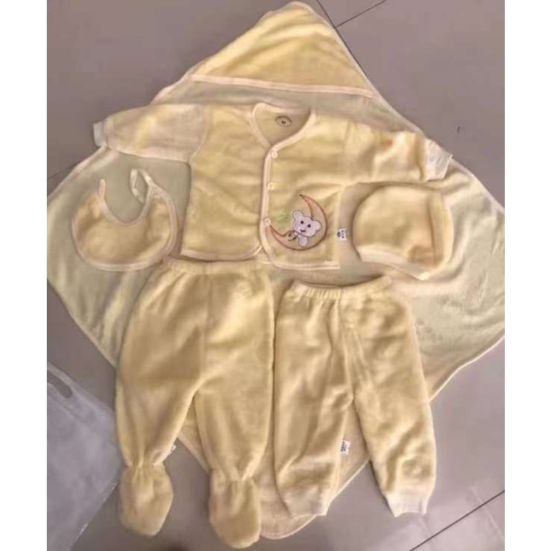 Baby Clothing Sets Manufacturer - Wholesale 6 Pieces Flannel Newborn Winter Clothes