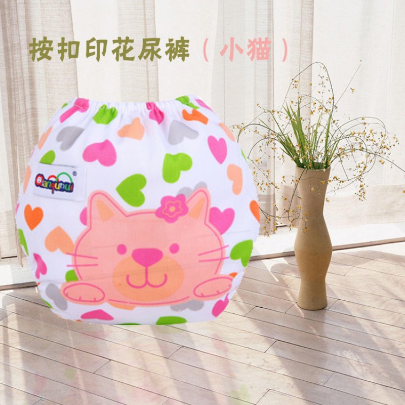 Potty Training Pants Manufacturer - 0-3T Cotton Printed Short Pants Reusable Training