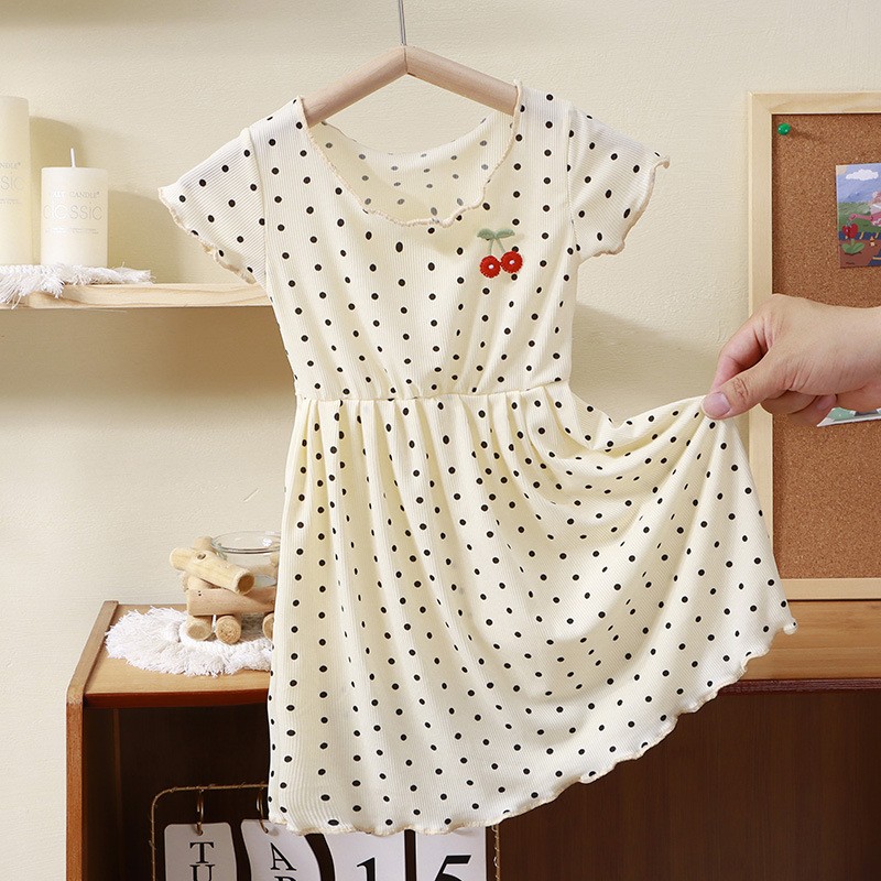 Baby Dress Manufacturer - Flower Print Ruffles Princess Sundress Smock Dresses