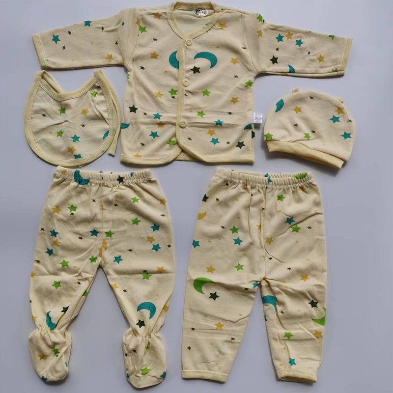 Newborn Gift Set Factory - 5-Piece Layette Essential Baby Clothes Autumn Collection