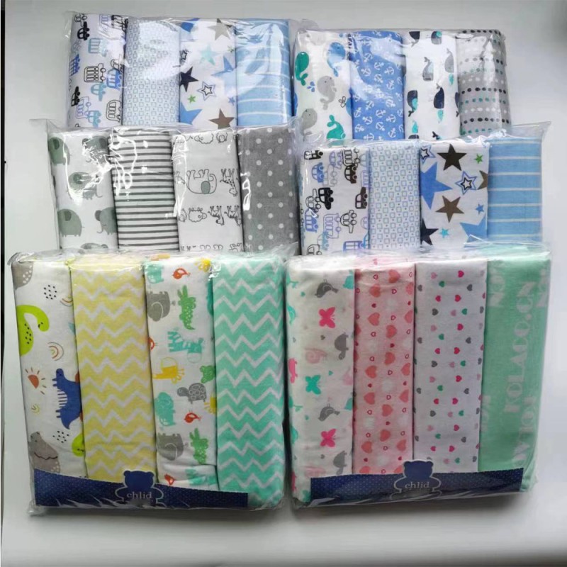 Baby Washcloth Supplier - Organic Cotton Newborn Quilt Swaddle Blanket Bedding