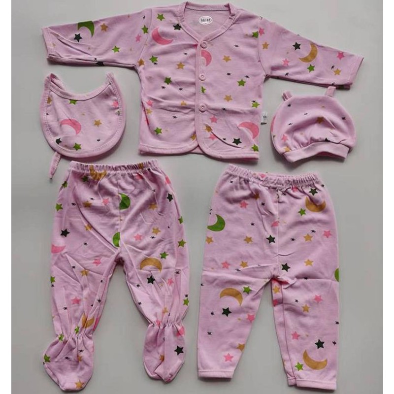 Newborn Gift Set Factory - 5-Piece Layette Essential Baby Clothes Autumn Collection
