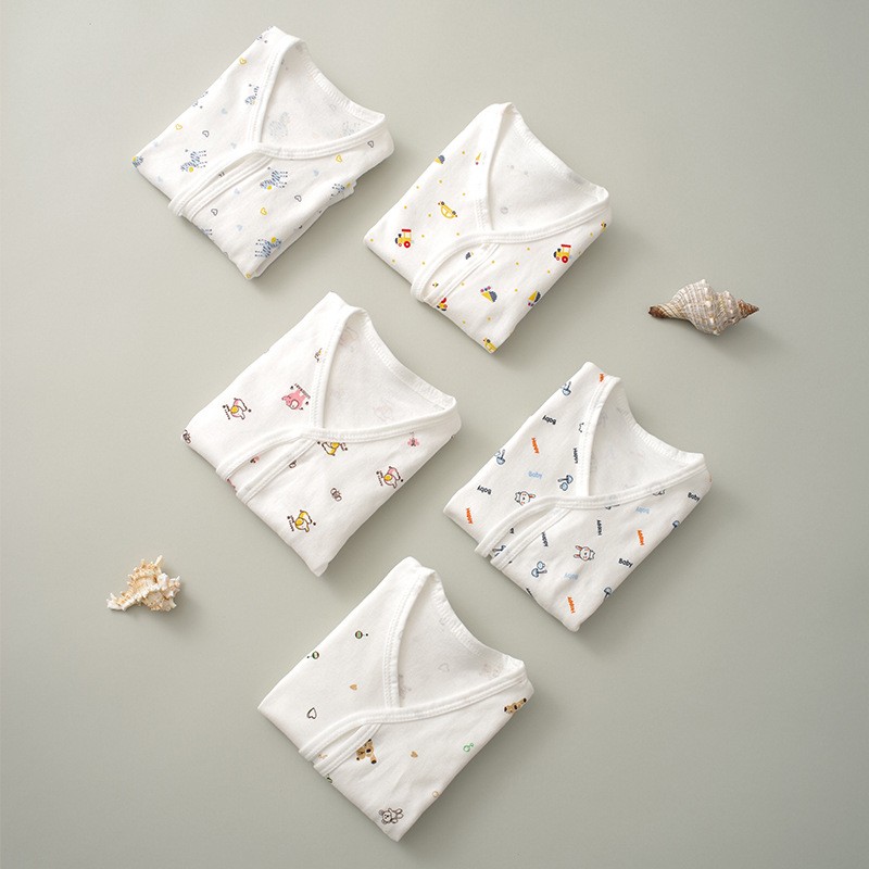 Newborn Hospital Set Supplier - Unisex 100% Cotton Long Sleeve Button Down Top and Pants