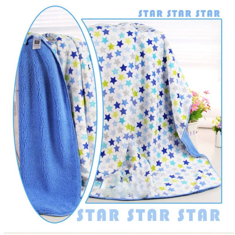 Ultra Soft Baby Blanket Manufacturer - Mink and Sherpa Toddler Boy Blanket Nursery