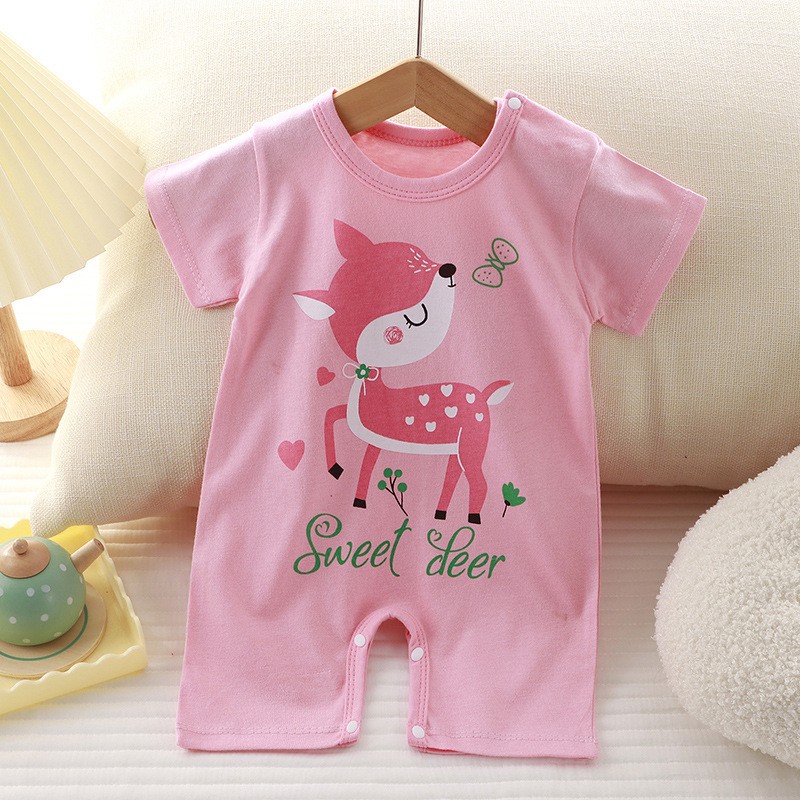 Infant Romper Manufacturer - Cotton Short Sleeve Summer Bodysuit Baby Summer Clothes