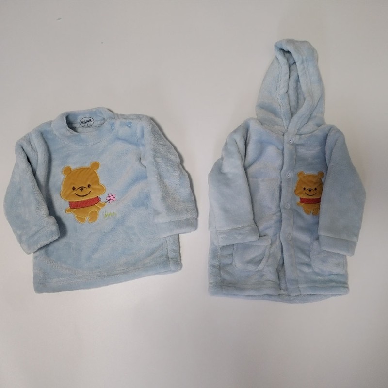 Newborn Layette Set Factory - 8 Pieces Gender Neutral Winter Clothes Flannel 0-6 Month